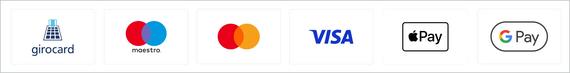 mögliche Zahlungsarten
