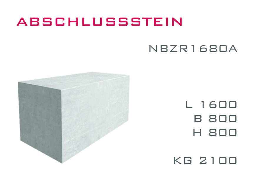 ABSCHLUSSSTEIN (NBZR1680A)