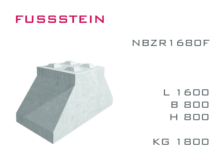 FUSSSTEIN (NBZR1680F)