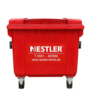 Umleerbehälter 660 Liter